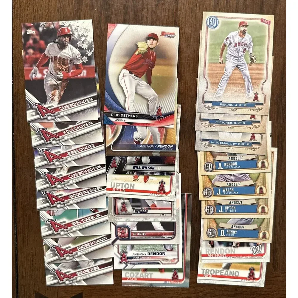 Los Angeles Angels Baseball Trading Card Lot 179 Different